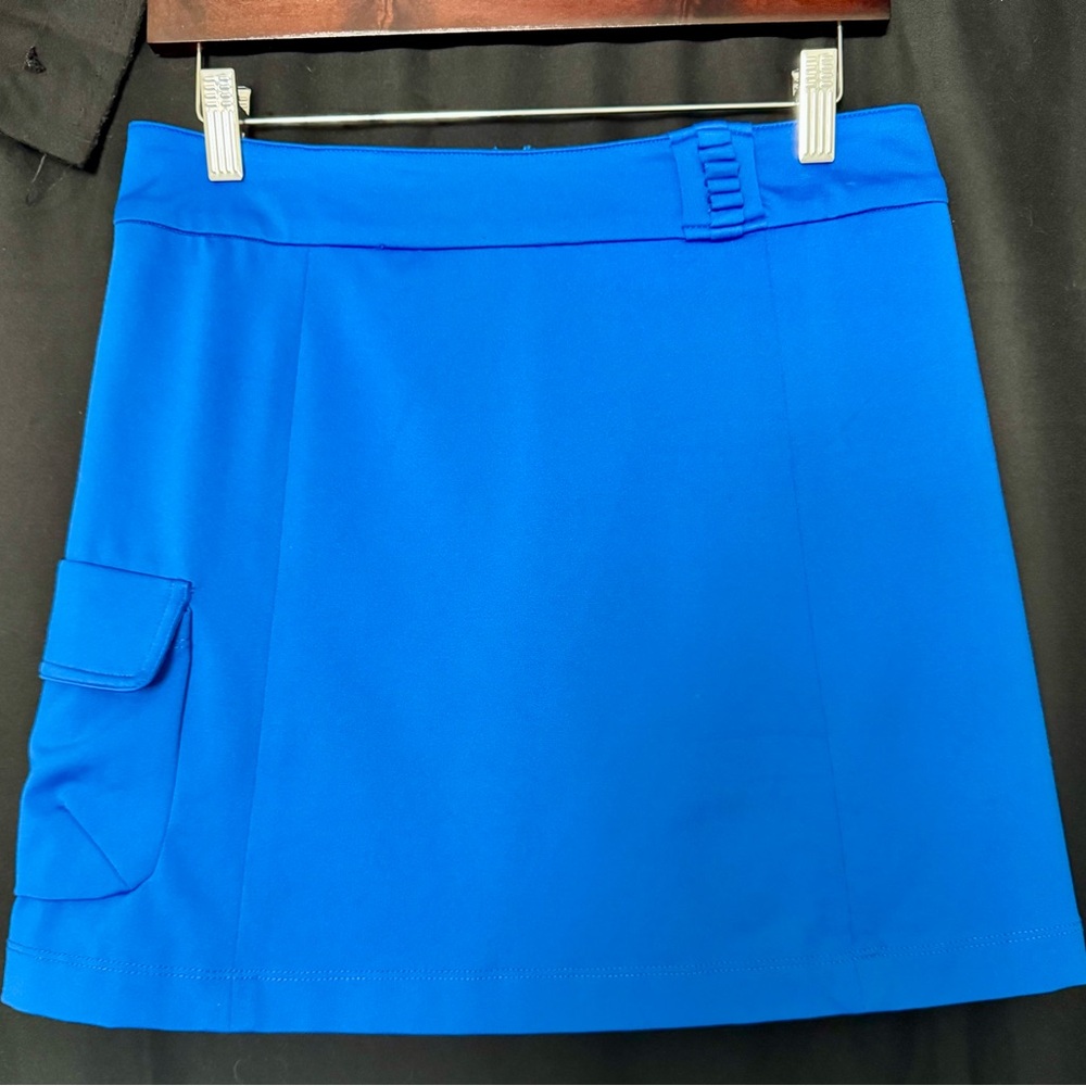 Vibrant Blue Golf Skort
